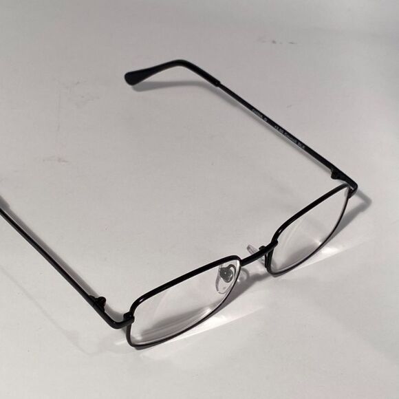 Reading Glasses 2.50 Rectangular Black Metal Readers - Picture 4 of 10